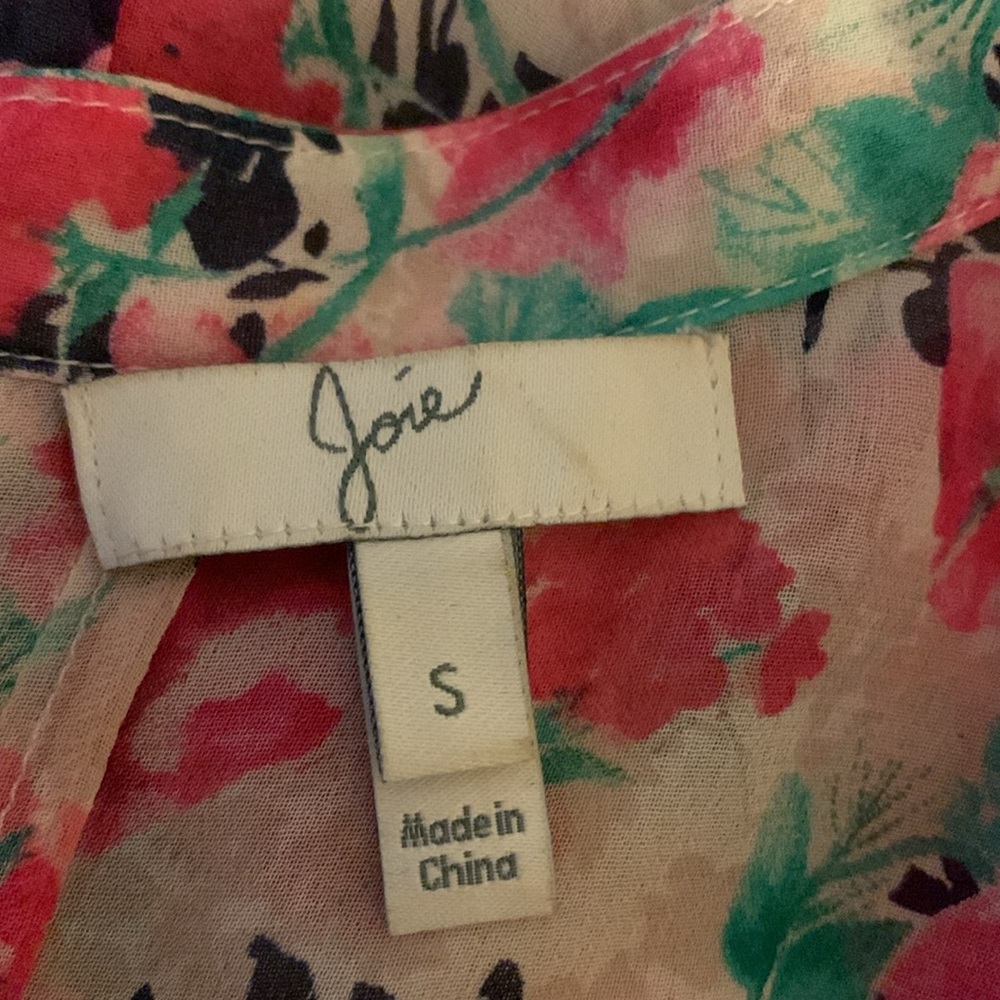 Joie Amara C Floral Print Silk Romper Size S - Picture 5 of 7